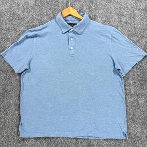 Jos A Bank Reserve Polo Men's Large Blue Pima Cotton Modal Traditional Fit